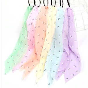 Blogger fav pastel floral hair ties